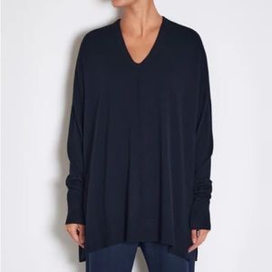 Roucha Navy Tibi Wool Sweater